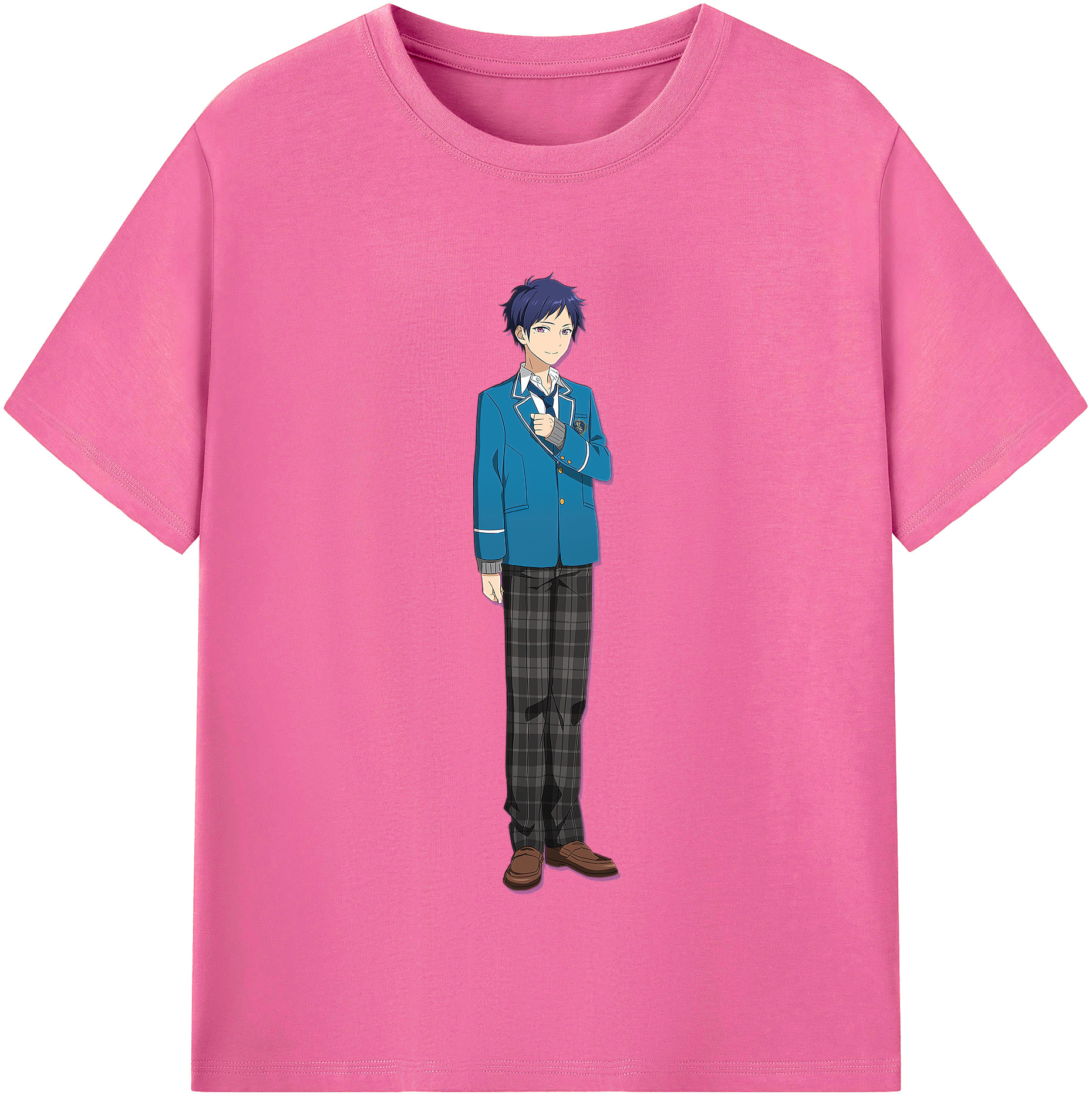 （画像用） あんさんぶるスターズ! Ensemble Stars レディースカジュアルプリントTシャツ（綿100％）